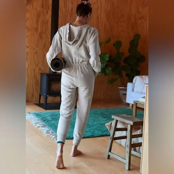 Free People Movement x HATCH Warm Up Maternity Jumpsuit Small Gray Loungewear